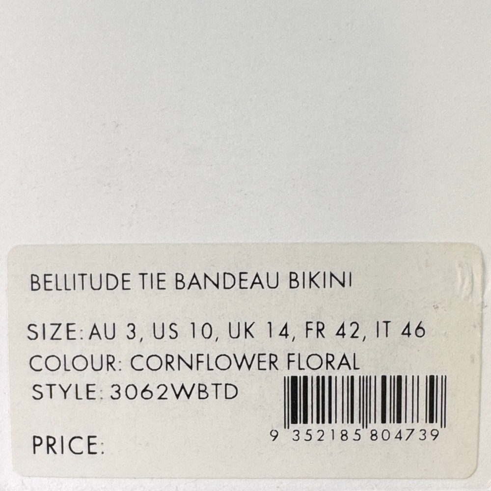 Zimmermann Bellitude Tie Bandeau Floral Bikini - Picture 2 of 3